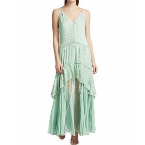 NWT Jonathan Simkhai Emerson Floral Dress in Seafoam
